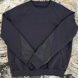 lululemon athletica Black Crew Neck Sweater